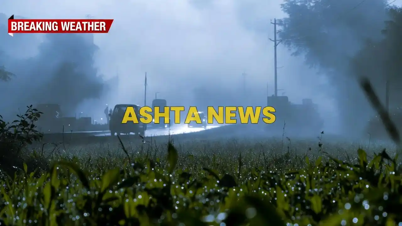 MP ASHTA NEWS : भोपाल-इंदौर हाईवे पर घना कोहरा और बारिश. आष्टा में विजिबिलिटी कम. वाहन चालकों को सावधानी बरतने की सलाह.